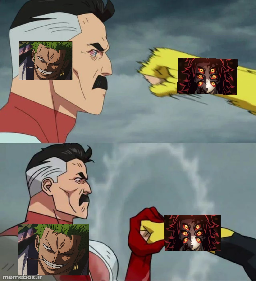 میم نبرد شمشیرزن ها رو زورو برد.