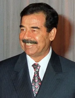 Saddam's dirty laugh