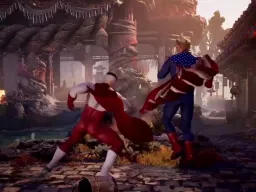 fight Between Homelander and amni man
