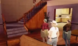 ورود سی جی کوتوله به اتاق و رقصیدن