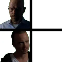 Walter White and Jesse Two Levels