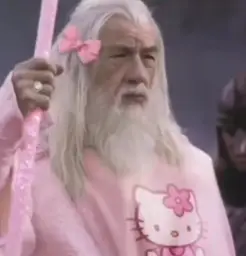 Hello kitty Gandalf