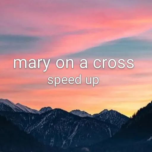 mary on a cross