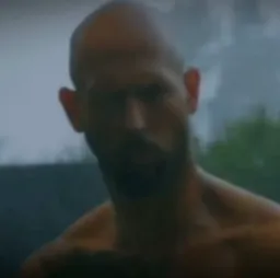 andrew tate under rain honest reaction