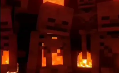 dark minecraft skeleton