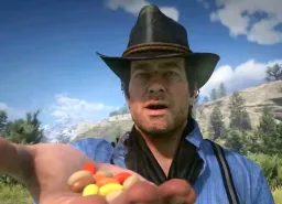 پاستیل لوبیای ژله ای تعارف کردن آرتور مورگان