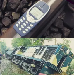 nokia and derailed train