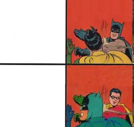 Check Batman to Robin and check Robin to Batman