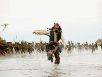 Jack sparrow escaping