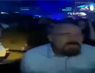 Walter white dancing in club