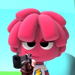 بلو تفنگ به دست