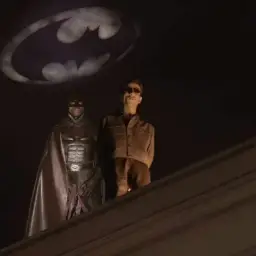 Batman behind Dorchi