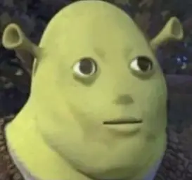 Shrek is surprised