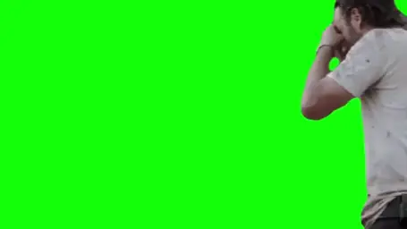 oh no green screen