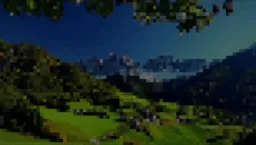 طبیعت زیبا با کیفیت خیلی بد