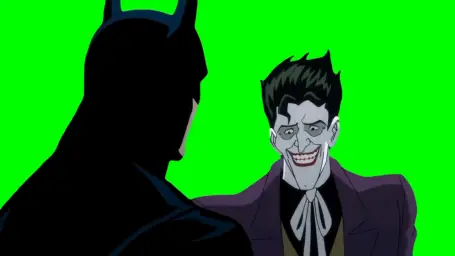 laughing Joker & Batman Green screen