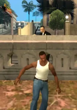 رقص سی جی پشت پلیس عصبانی