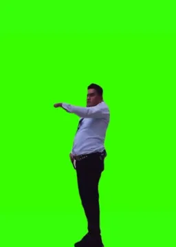 رقص مرد (پرده سبز )