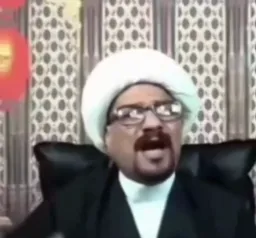 روحانی درحال انگلیسی حرف زدن