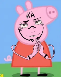 پپا پیگ با صورت سوکونا