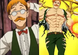 anime man comprising 