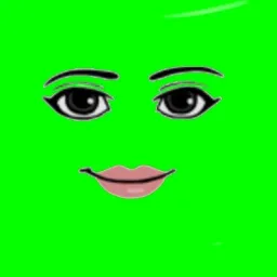 صورت روبلاکس - پرده سبز