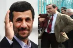 Ahmadi negad and Mr bean comparsion