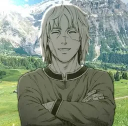 peacful anime man