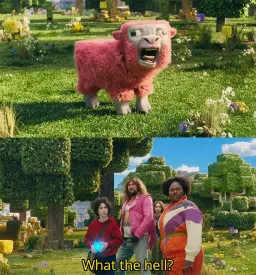 minecraft movie sheep