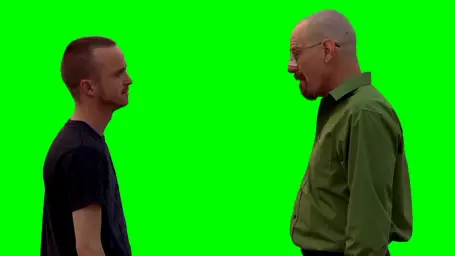 Walter white Jessie pinkman Green Screen