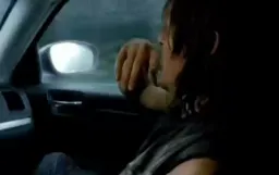 Rick and drill listening song in the car