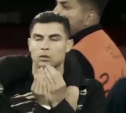 Praying Ronaldo