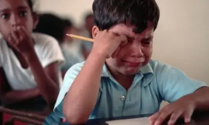 Crying baby on exam