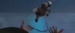 موشک زدن به بابانوئل در آسمان