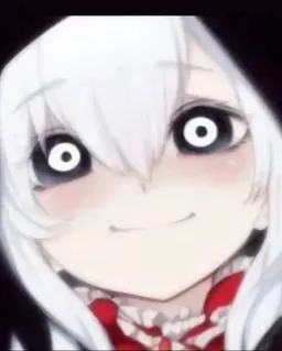 دختر انیمه ای شبیه به جف قاتل