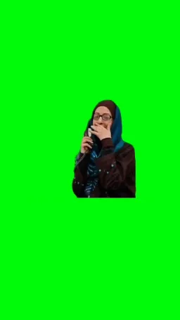 Laughter Miss Shirzad Green screen