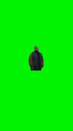 I am a human green screen