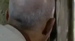 Man in looking at Mr Mashallah