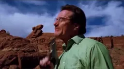 Walter White committing suicide
