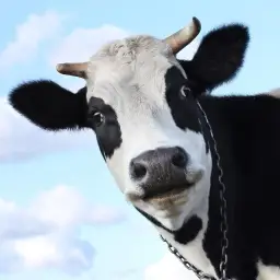 Cow's reaction