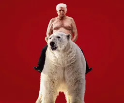 ترامپ سوار بر خرس قطبی