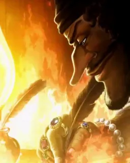 اسوپ درحال نوشتن