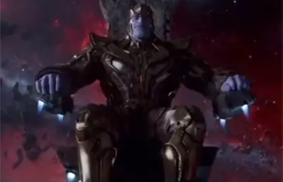 Thanos on throne