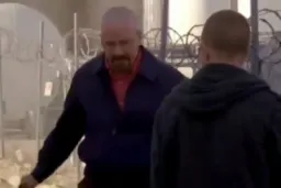 Walter White talking to Jesse