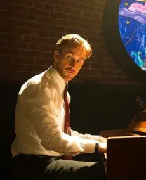 Sebastian playing the piano