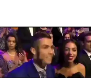 Cristiano Ronaldo going to take an award