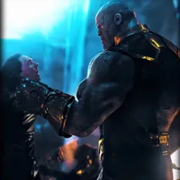 خفه کردن لوکی توسط تانوس