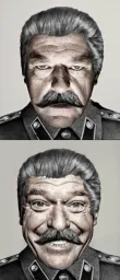 Stalin Angry VS Stalin happy