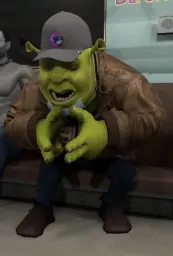 angry shrek