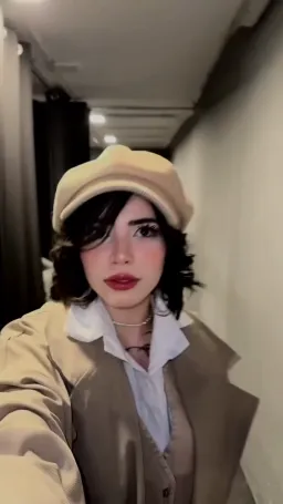 beautiful girl singing a Persian song